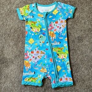 🌎Little Sleepies Around the World Shorty